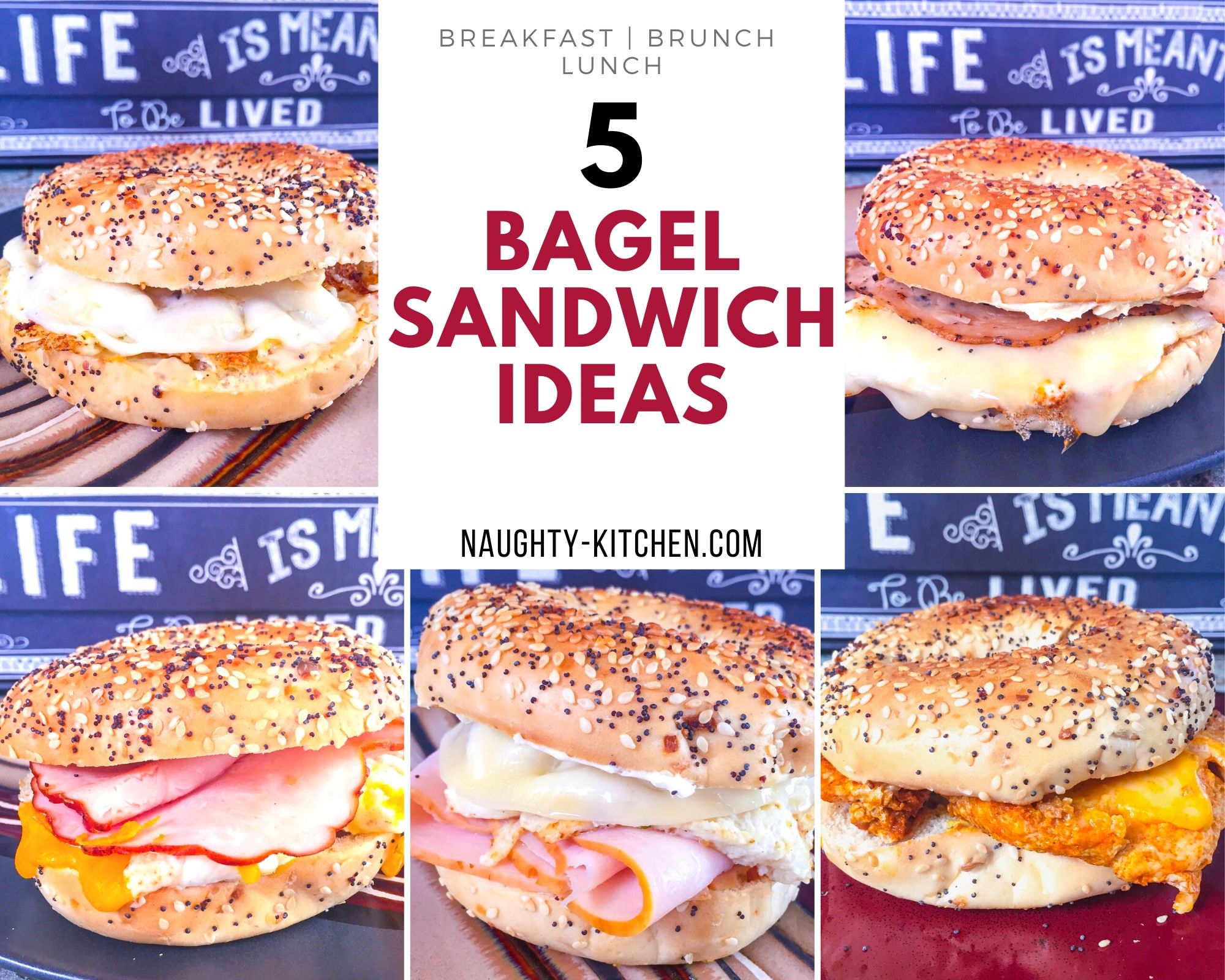 5 Bagel Sandwich Ideas