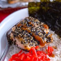 Baked Furikake Salmon