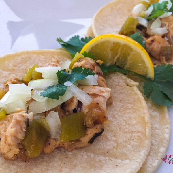 Hatch Chile Chicken Street Tacos