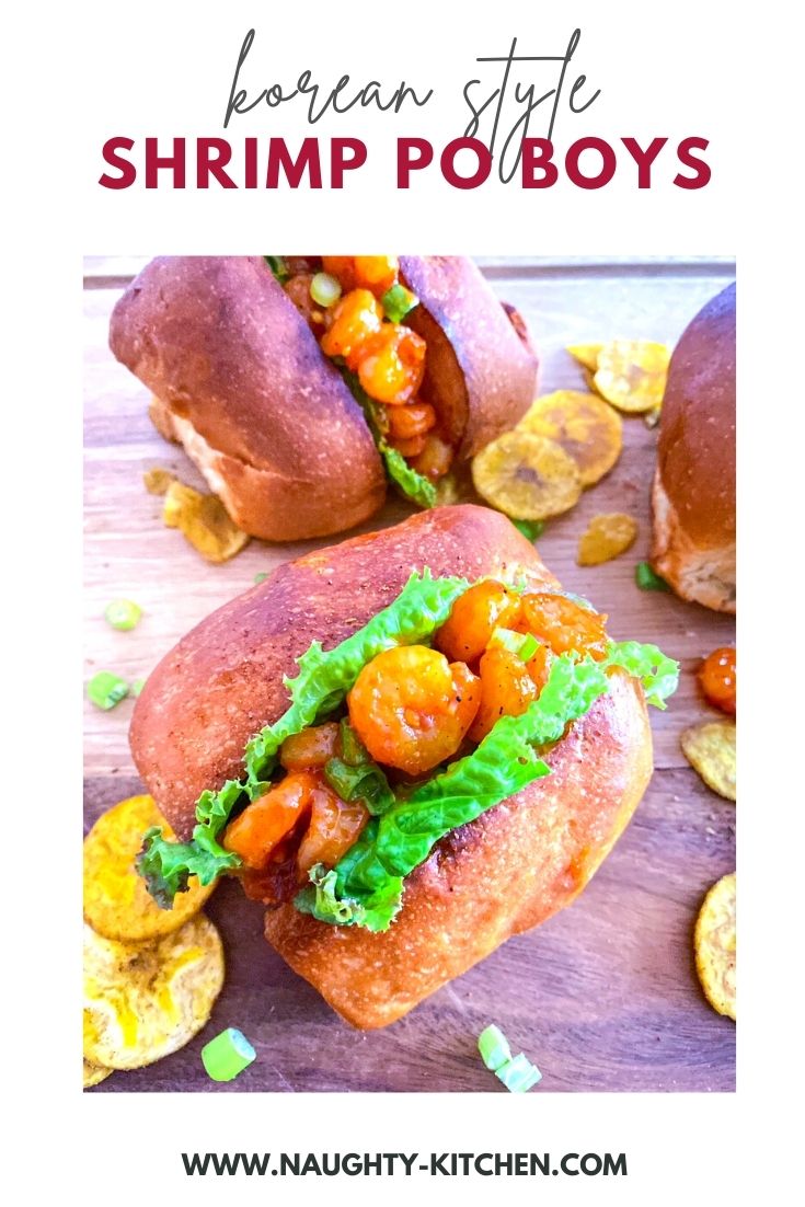 Korean Style Shrimp Po Boy