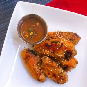 Peanut Butter Chicken Wings