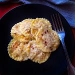 Plant Based Ravioli with Herb-Infused White Sauce
