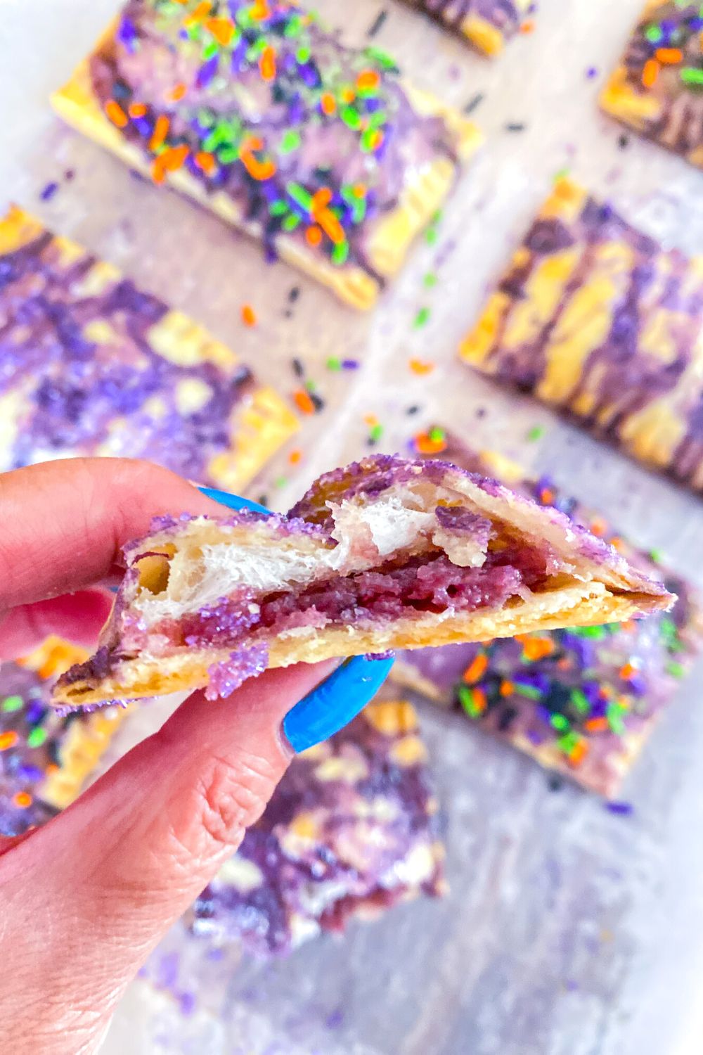 Ube Pop Tarts Inside 2