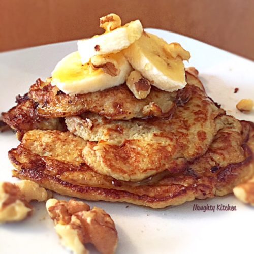 Banana Nutty Pancakes